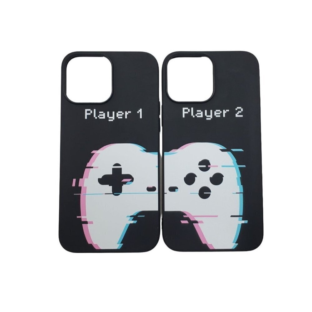 Iphone 12 pro max Multi Player Video Game Controller Phone Cases 2 pieces